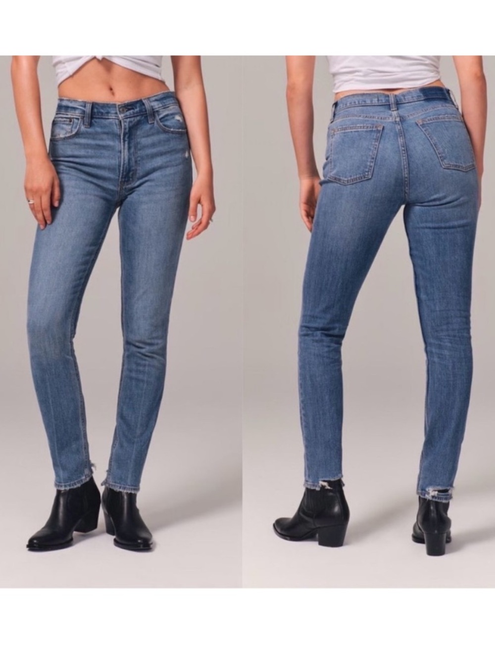 A&F The Skinny High Rise Jeans - Picture 3 of 14